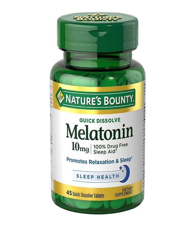 NATURE'S BOUNTY | MELATONIN 10 MG SLEEP HEALTH TABLETS